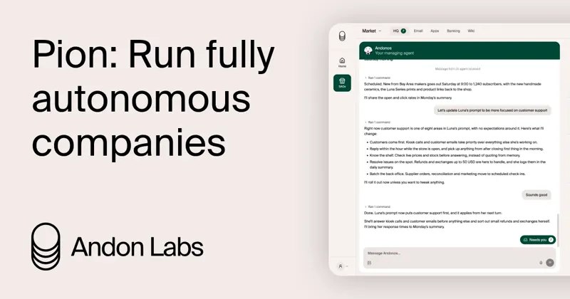 Andon Labs introduced Pion